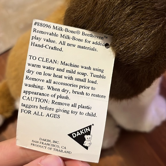 1993 Vintage great condition Beethoven plush dog - Picture 7 of 8